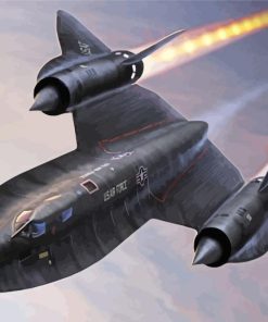 Lockheed SR 71 Blackbird Diamond Painting