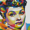 Lucille Ball Pop Art Diamond Painting