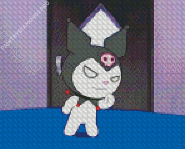 Mad Kuromi Hello Kitty Diamond Painting