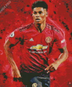 Marcus Rashford Art Diamond Painting