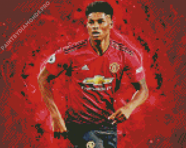 Marcus Rashford Art Diamond Painting