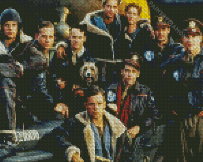 Memphis Belle Film Characters By Diamond Painting