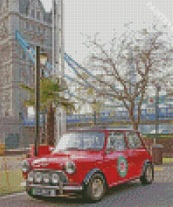 Mini Car London Diamond Painting