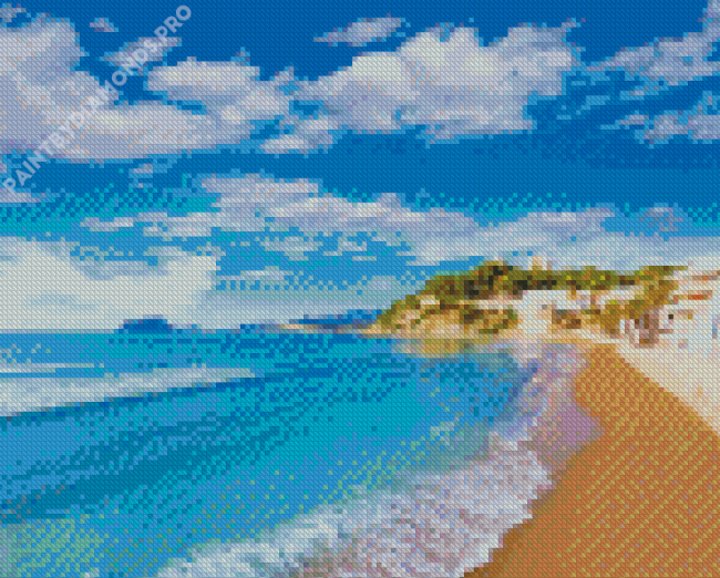 Moraira Beach Diamond Painting