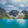 Mountains Lake Diamond Painting