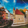 Old Annecy France Diamond Painting