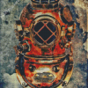 Old Diving Helmet Diamond Painting