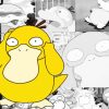 Psyduck Monochrome Art Diamond Painting