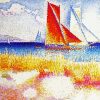 Regatta By Henri Edmond Cross Diamond Painting