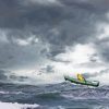 Rowing Boat In Storm Diamond Painting