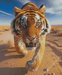 Running Tiger Diamond Painting