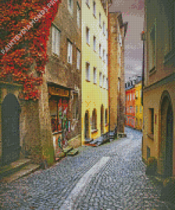 Salzburg Austria Old Town Streets Diamond Painting