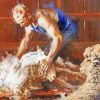 Shearing Diamond Painting