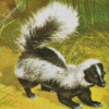 Skunk Diamond Painting