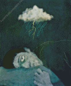 Sleeplessness Man Art Diamond Painting