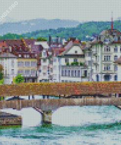 Spreuer Bridge View Diamond Painting