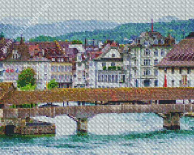 Spreuer Bridge View Diamond Painting