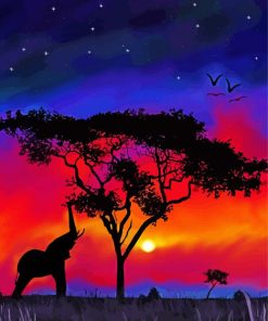 Sunset Safari Diamond Painting