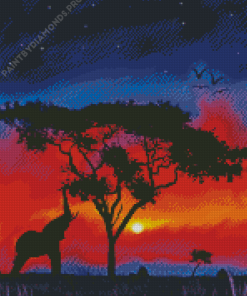 Sunset Safari Diamond Painting