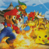 Super Smash Bros Diamond Painting