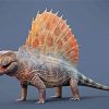 Synapsid Dimetrodon Diamond Painting