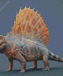 Synapsid Dimetrodon Diamond Painting