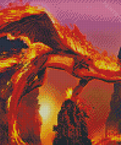 The Fire Dragon Diamond Painting