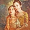 The Painter's Daughters With A Cat Thomas Gainsborough Diamond Painting