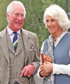 The Queen Camilla With King Charles Diamond Painting