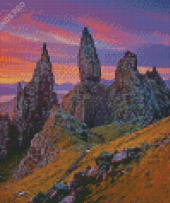 The Storr Sunset Diamond Painting