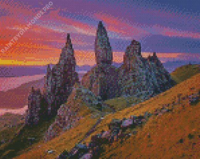 The Storr Sunset Diamond Painting