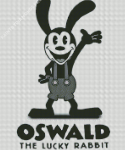 The Cartoon Character Oswald The Lucky Rabbit Diamond Painting