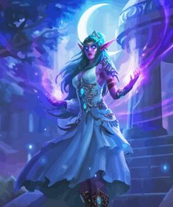 Tyrande Game Character Diamond Painting