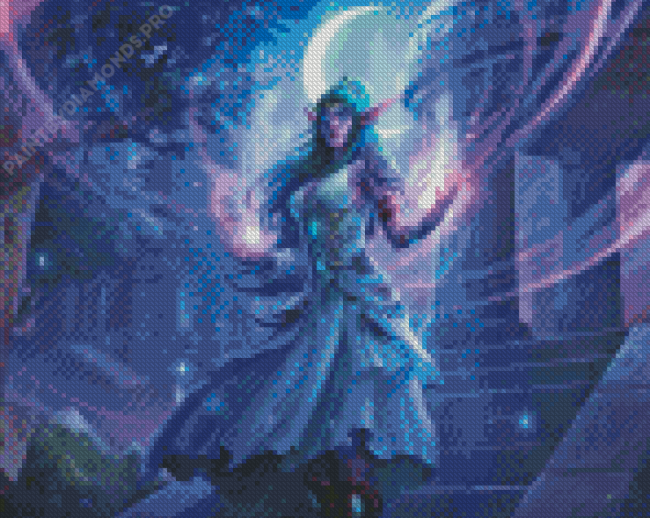 Tyrande Game Character Diamond Painting