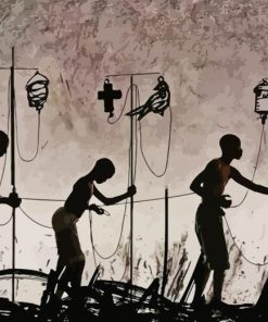 William Kentridge More Sweetly Play The Dance Diamond Painting