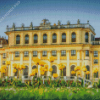 Yellow Tulips Schonbrunn Palace Diamond Painting