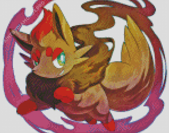 Zorua Art Diamond Painting