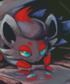 Zorua Water Reflection Diamond Painting