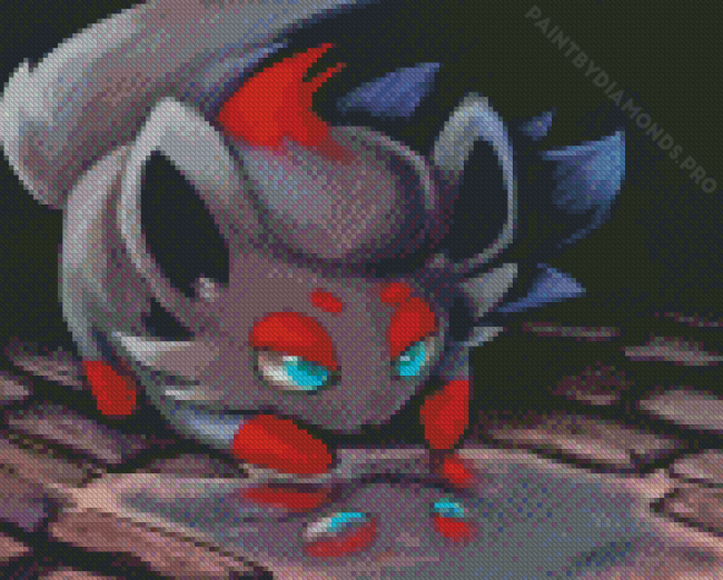 Zorua Water Reflection Diamond Painting