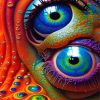 Abstract Eyes Diamond Painting