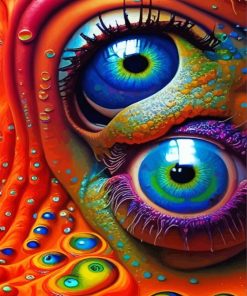 Abstract Eyes Diamond Painting