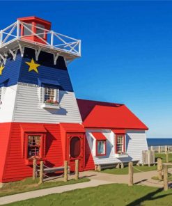 Aesthetic Lighthouse Acadian Diamond Painting