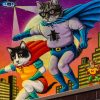 Powerful Superhero Cat By Diamond Painting