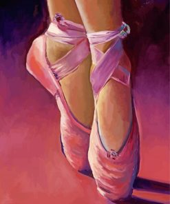 Ballet Shoes Art Diamond Painting