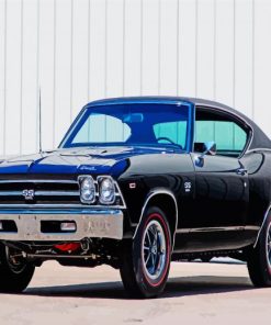 Black 69 Chevrolet Ss Diamond Painting