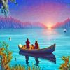 Boat Couple Diamond Painting