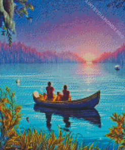 Boat Couple Diamond Painting