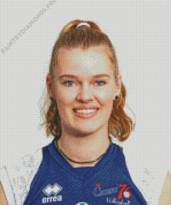 Camilla Weitzel Volleyball Player Diamond Painting