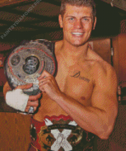 Cody Rhodes Wrestler Diamond Painting