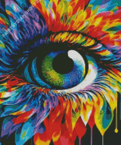 Colorful Eye Diamond Painting